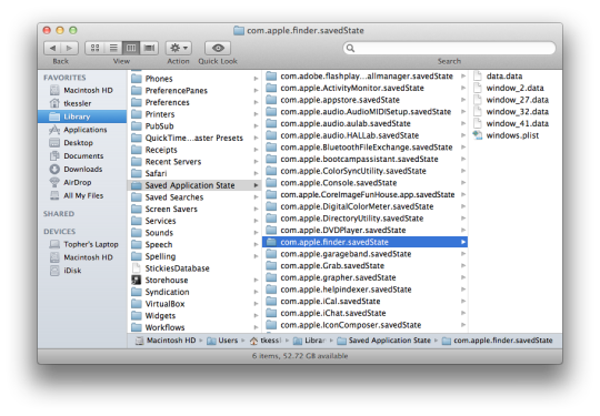 Managing Mac OS X Lion’s Application Resume Feature